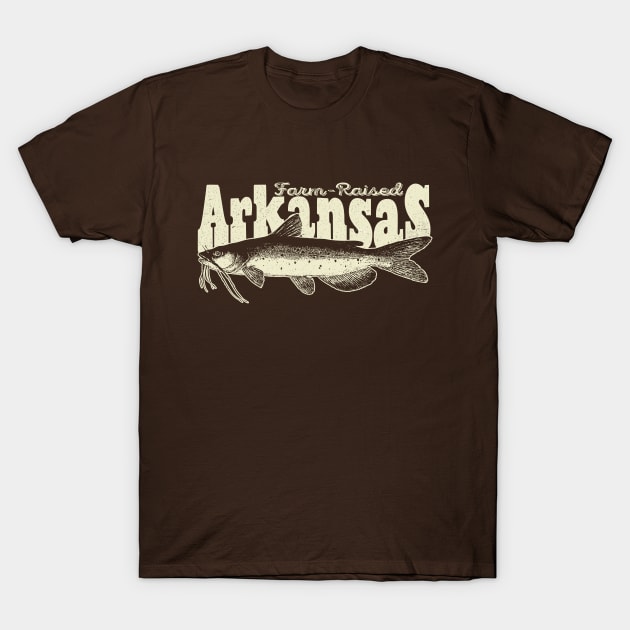 Farm-Raised Arkansas Catfish T-Shirt by rt-shirts